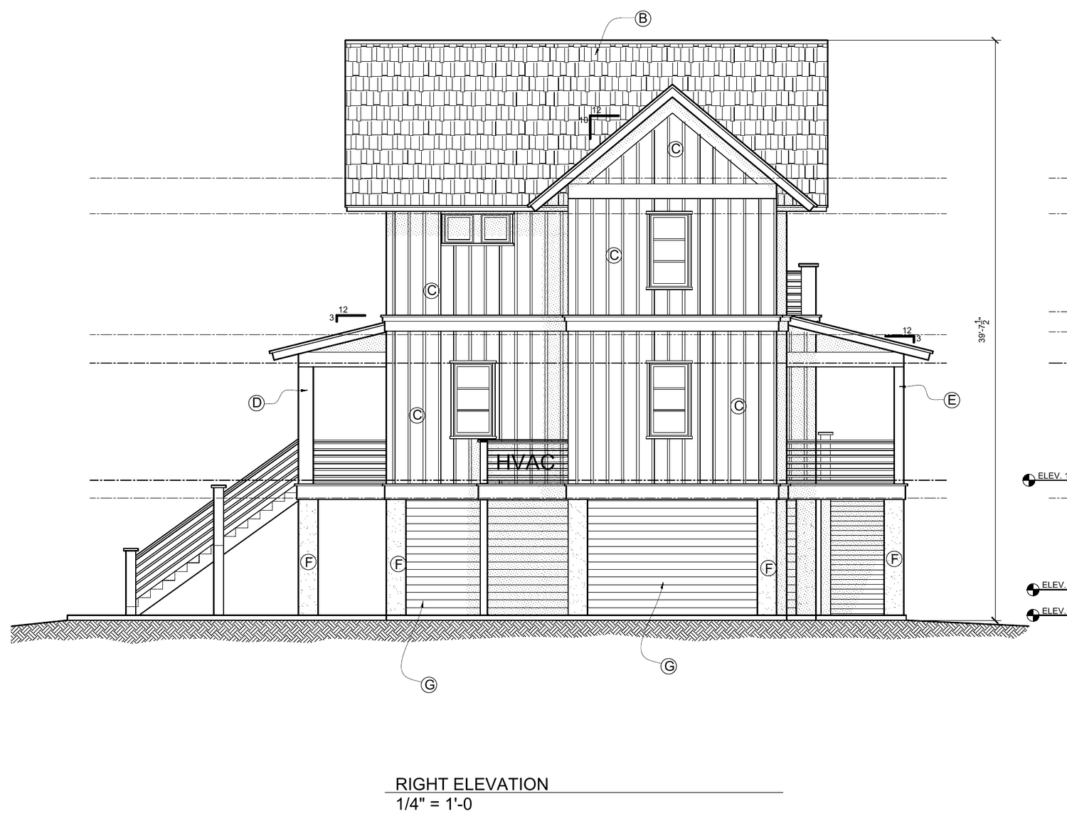 Right elevation